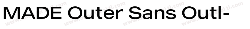 MADE Outer Sans Outl字体转换